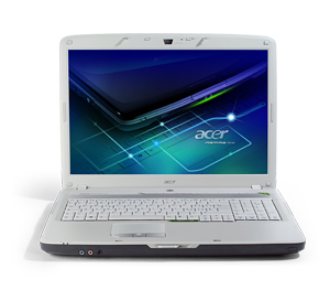 produkt-foto van 'Acer 7720g-834g64bn, c2d/t8300, 4g, 2x 320g, 17", vhp, bl-r'