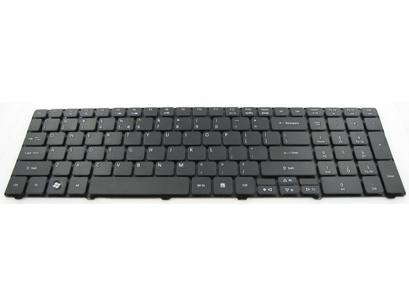 produkt-foto van 'Acer Toetsenbord - 104 toetsen, mat, zwart, us-indeling, win8-model'