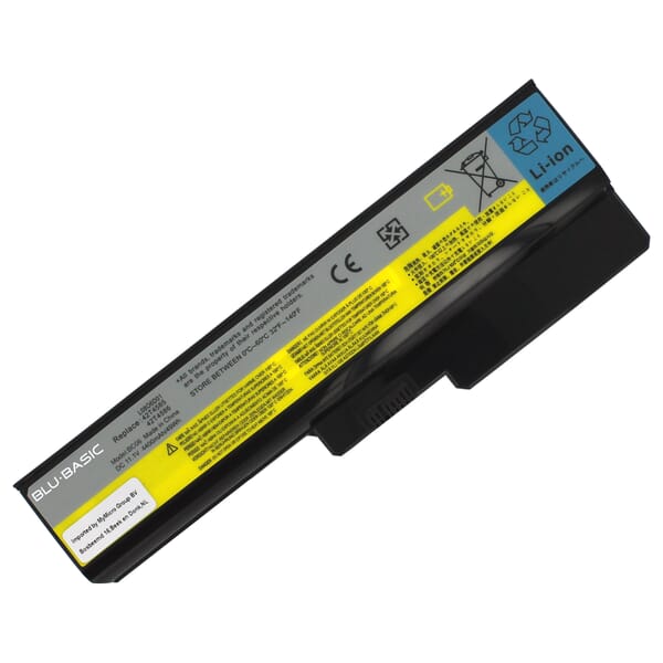 produkt-foto van 'Laptop Accu - 10.8-11.1v, 4,400mah, 47wh, blu-basic, zwart, Lenovo g560'