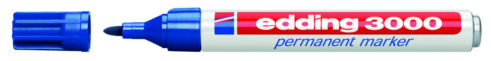 produkt-foto van 'Edding 3000 stift - blauw, permanent, rond, 1,5-3mm'