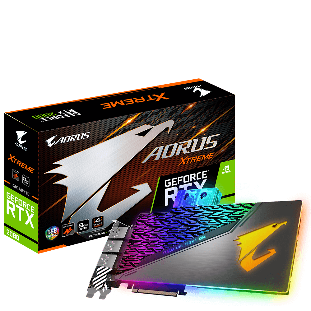 produkt-foto van 'Gigabyte Geforce video-kaart - gv-n2080aorusx wb-8gc, 8gb, hdmi/dp'