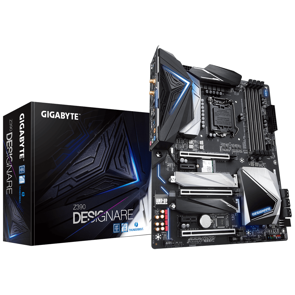 produkt-foto van 'Gigabyte moederbord - z390 designare, lga1151'