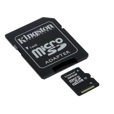 produkt-foto van 'Secure Digital HC kaart - class 10, kingston 32gb'
