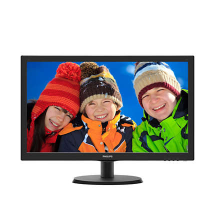 produkt-foto van 'Philips beeldscherm, LED 21,5, Full HD=1920x1080, vga + hdmi, zwart'