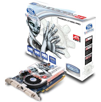 produkt-foto van 'Sapphire 256mb VGA kaart (x1650pro - pci-e 8x - 2x dvi-i)'