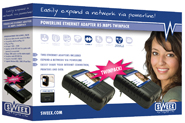 produkt-foto van 'Sweex Netwerk 85m via Stopcontact (UTP - set = 2 adaptors)'