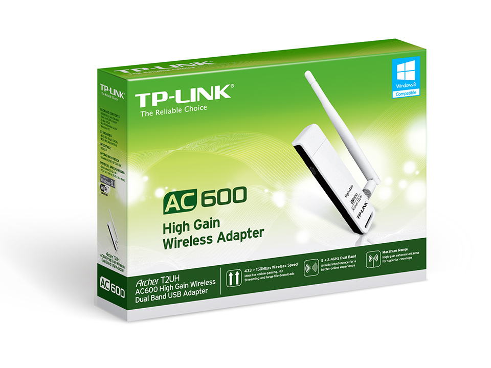 produkt-foto van 'TP-Link WiFi ac600 adapter - ac600, usb, zwart'