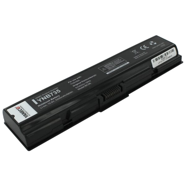 produkt-foto van 'Laptop Accu - 10,8-11,1v, 5.200mah, 58Wh, Yanec, zwart, acer ex55630ez'