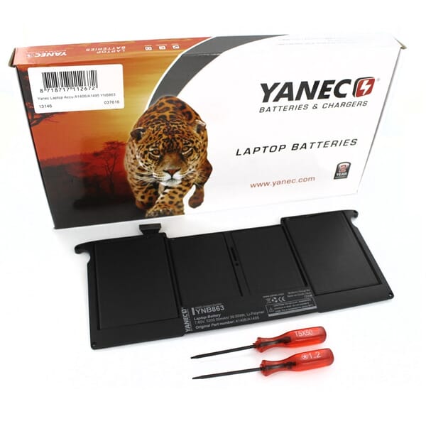 produkt-foto van 'Laptop Accu - 7,6v, 5,200mah, 39Wh, Yanec, zwart,'